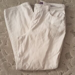Gloria Vanderbilt Pristine White Denim